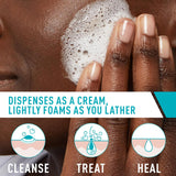 CeraVe Limpiador en crema espumosa para el acné lavado
