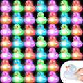 Deekin 48 patos de goma con luz LED a granel de 2 pulgadas que brillan en