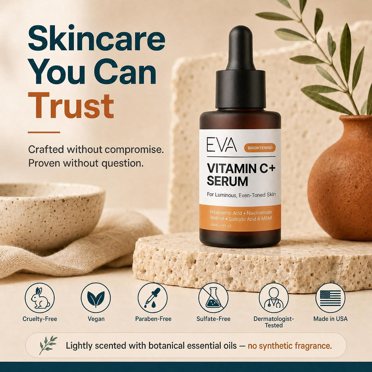 Suero de vitamina C Plus, 2 % retinol, 3,5 % niacinamida, 5 % ácido...