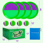 Juego de pelotas para lanzar y atrapar mejoradas – Juguetes de playa al aire libre Juegos de béisbol – Resistente y resistente al agua para el patio de la piscina – Regalo clásico para niños