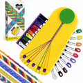 kit para hacer pulseras de la amistad, kit de joyas para niñas, kit de manualidades, edición de viaje