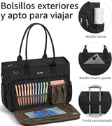Bagstellar Bolsa de mano para profesora para mujer, bolsa de trabaj...