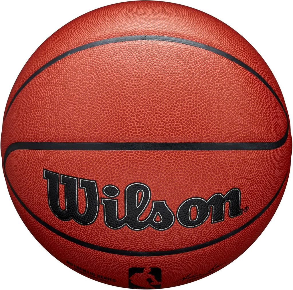 WILSON Balones de baloncesto de competición de interior auténticos de la NBA - Tamaño 6 y tamaño 7