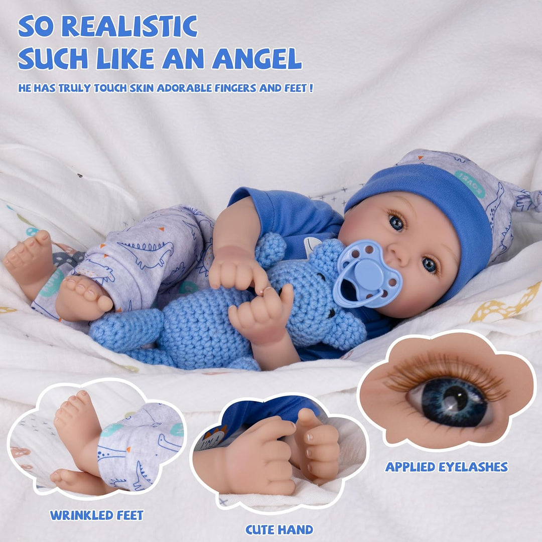 Milidool Muñecas de Bebé Reborn Realistas Niño - Muñecas de Bebé de...