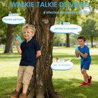 Startcan Walkie Talkies de video para niños, paquete de 2 juguetes recargables de videollamada, juguetes para interiores y exteriores, regalos de cumpleaños de Navidad para niños de 3 a 8 años en