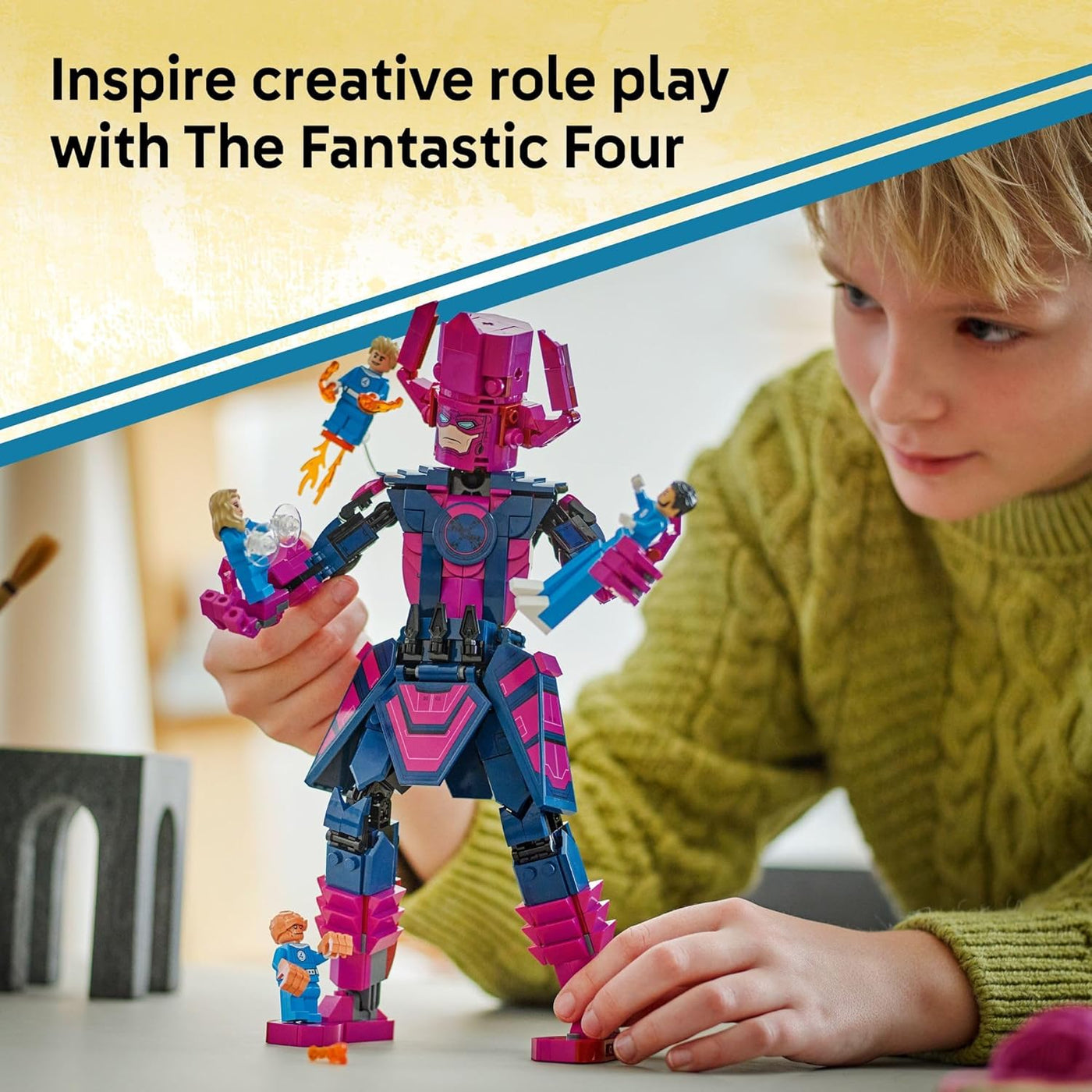 LEGO Marvel Fantastic Four vs Galactus Figura de