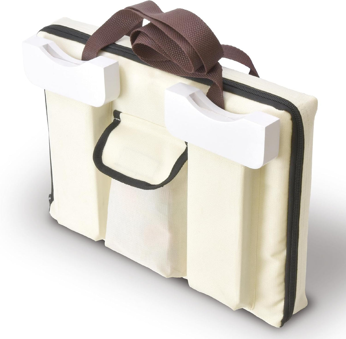 GoSports madera sólido premium Juego 4 en fila con funda transportadora – 1 pies de ancho