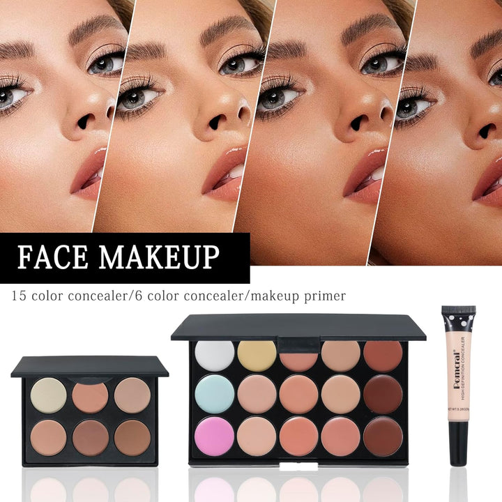 Kit de maquillaje, juego completo de maquillaje para mujeres, kit d...
