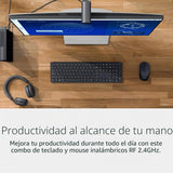 Dell Teclado y mouse inalámbricos avanzados - KM520 - Inalámbrico,...
