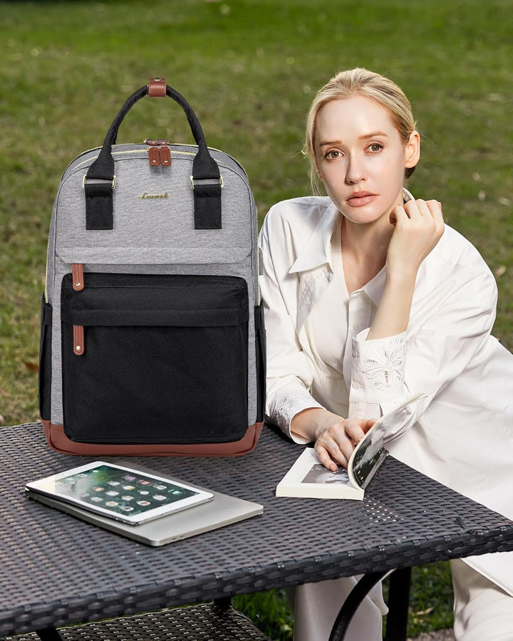LOVEVOOK Mochila de viaje para laptop para mujer, bolsa antirrobo p...