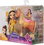 Muñeca Disney Princess Belle y Set de Regalo Petite Phillipe, Amarillo