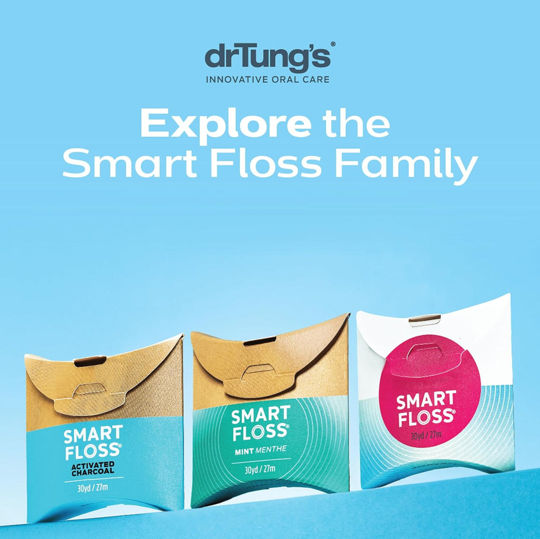 DrTung's Smart Floss - Hilo dental natural, sabor cardamomo, pa...