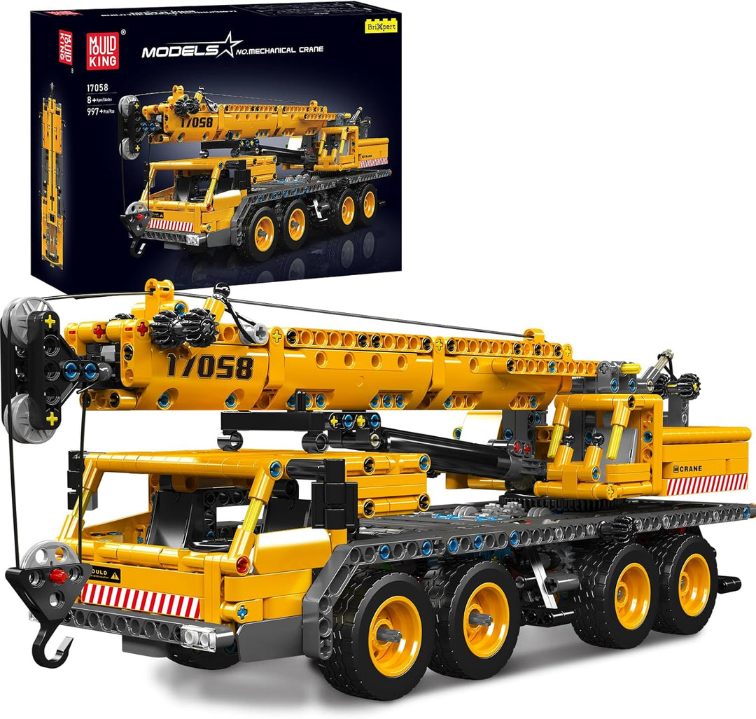 Mould King 17058 City Mobile Crane Truck - Juego de