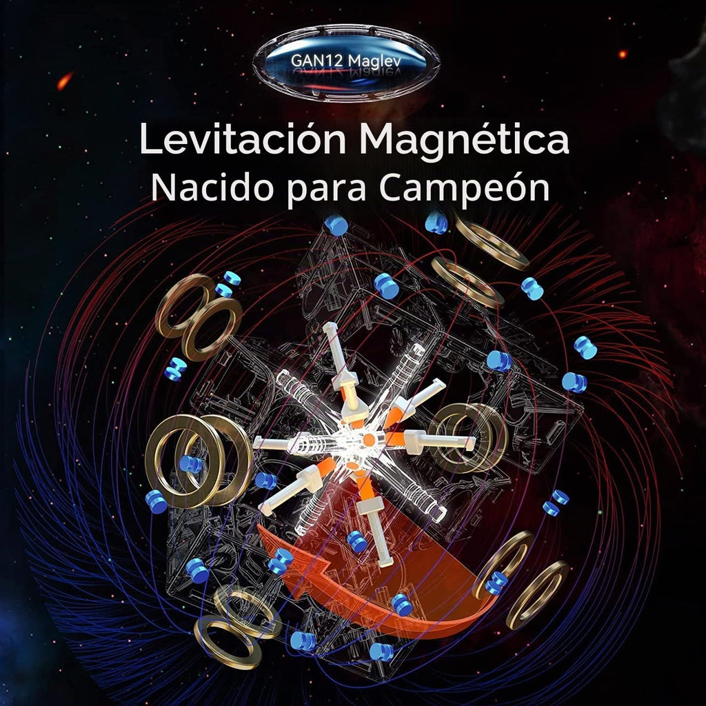 GAN 12 Maglev UV, Cubo de velocidad adhesivo 3x3 sin pegatinas Gans 56mm, cubo mágico de rompecabezas, juguetes para niños, adolescentes y adultos, regalos de cumpleaños y rellenos de calcetines