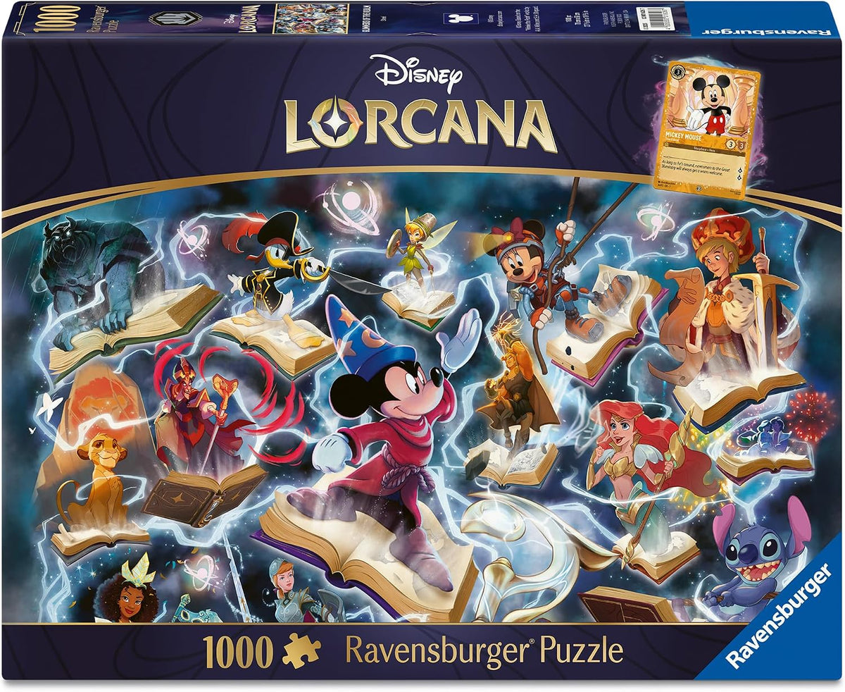 Ravensburger Disney Lorcana - Glimmers de Realm: Steel - Rompecabezas de 1000 piezas | Calidad premium fabricado en Europa | Materiales certificados FSC