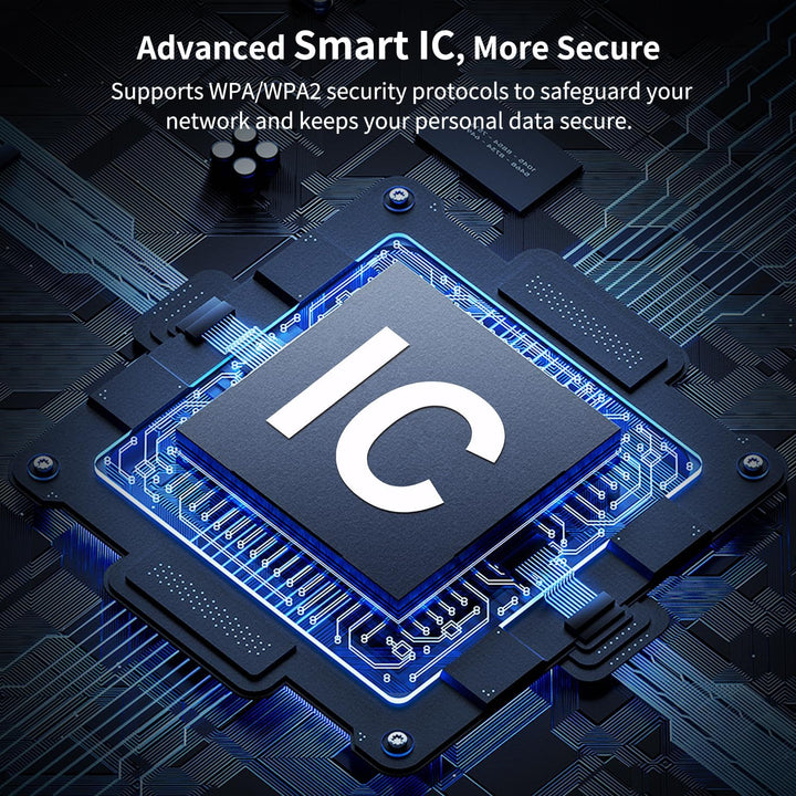 Amplificador de señal WiFi extensor WiFi AC1200Mbps de