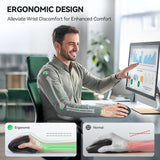 TECKNET Jiggler Ratón ergonómico, mouse vertical inalámbrico Blueto...