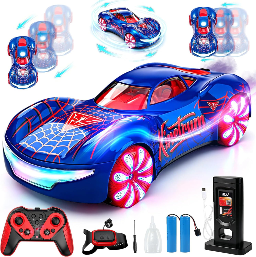 Coche de acrobacias RC con detección de gestos, auto de control remoto 4WD