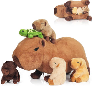 Peluche de Capibara 5 en 1, 14.2 Pulgadas Animal de Peluche Capibar...