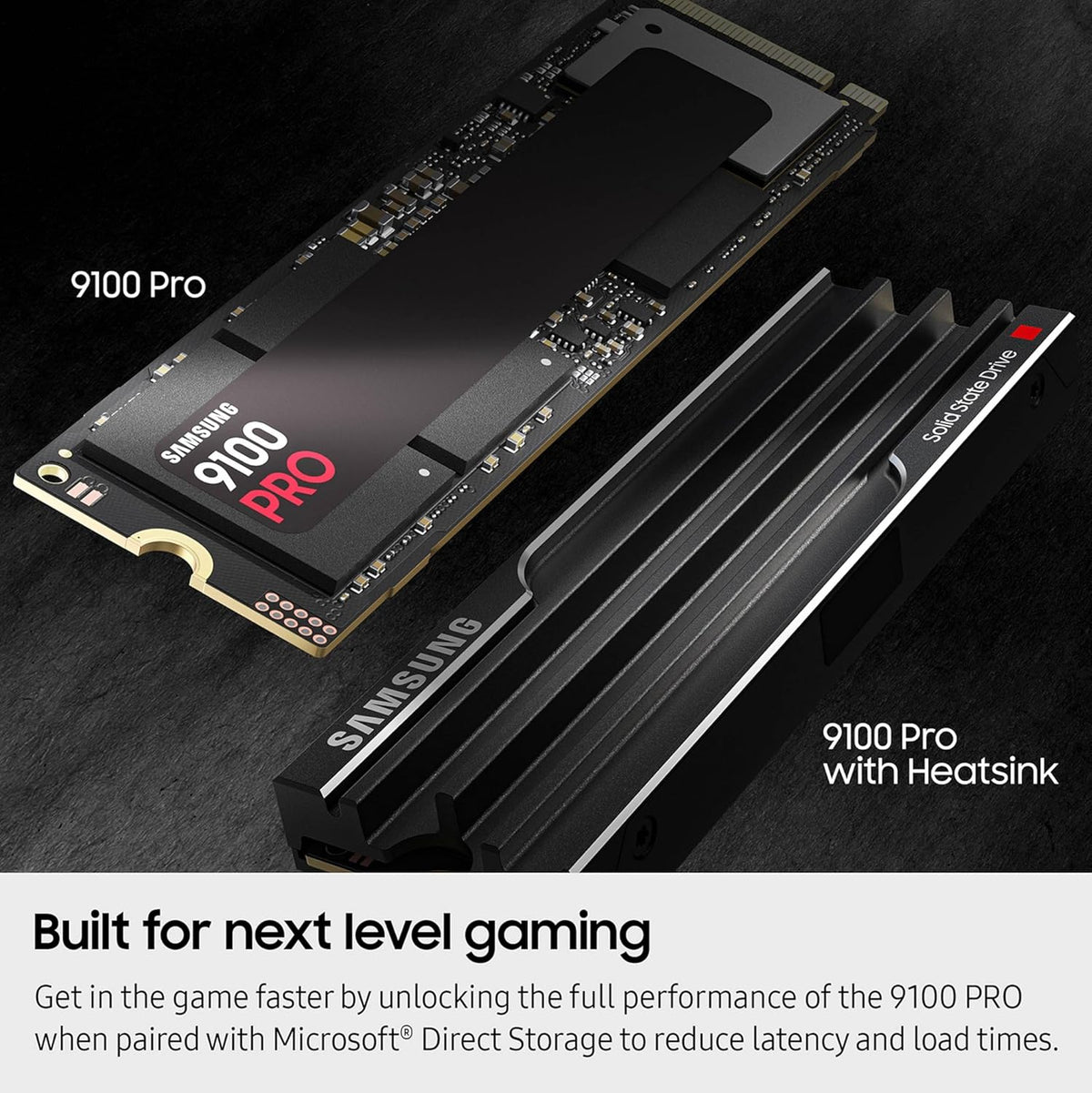 Samsung SSD 9100 PRO 8TB, PCIe 5.0x4 M.2 2280, velocidades de lectu...