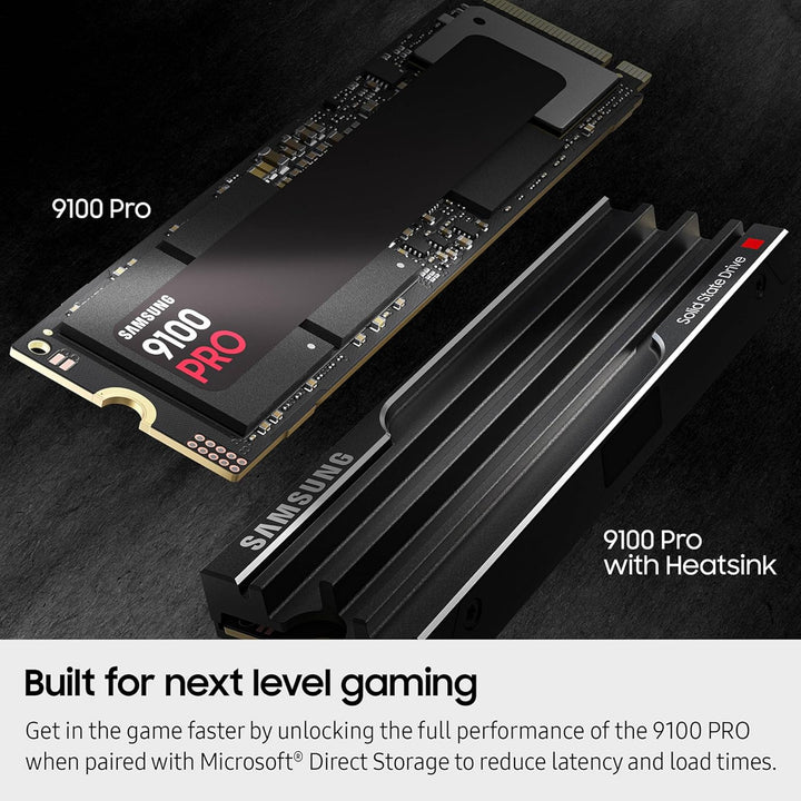 Samsung SSD 9100 PRO 8TB, PCIe 5.0x4 M.2 2280, velocidades de lectu...