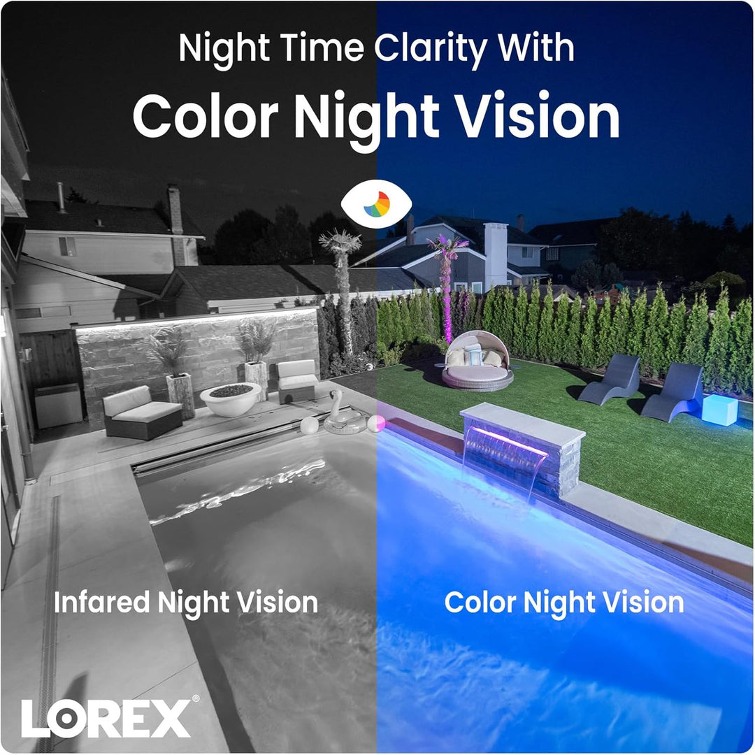Lorex - Timbre inteligente con video y WiFi de 2K con cable, sin ta...
