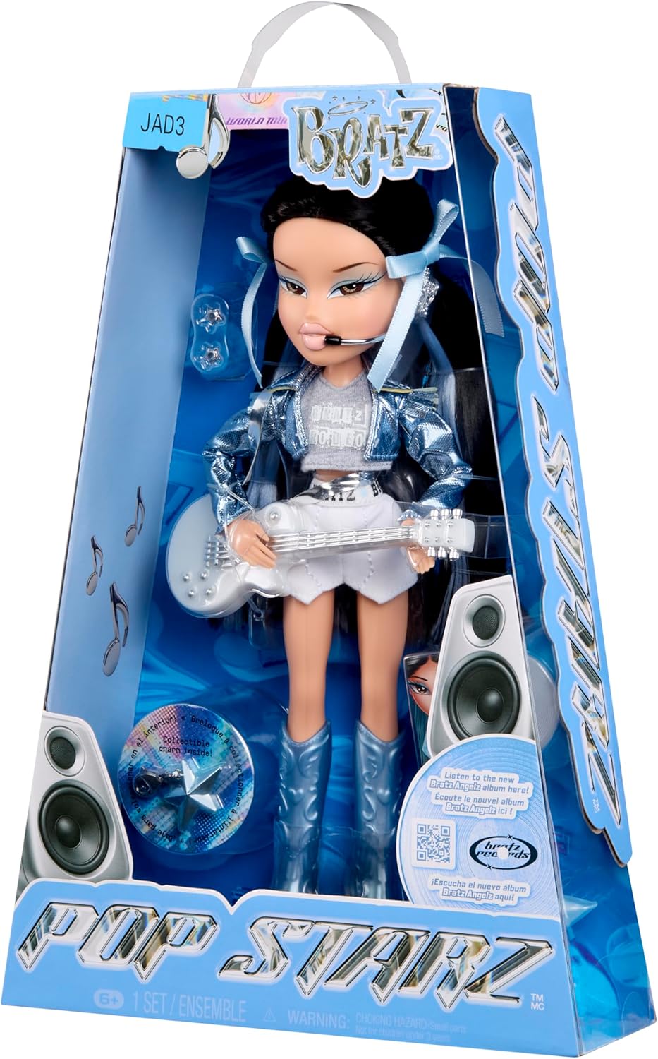 Bratz Pop Starz Jade Fashion Doll con accesorios y encanto