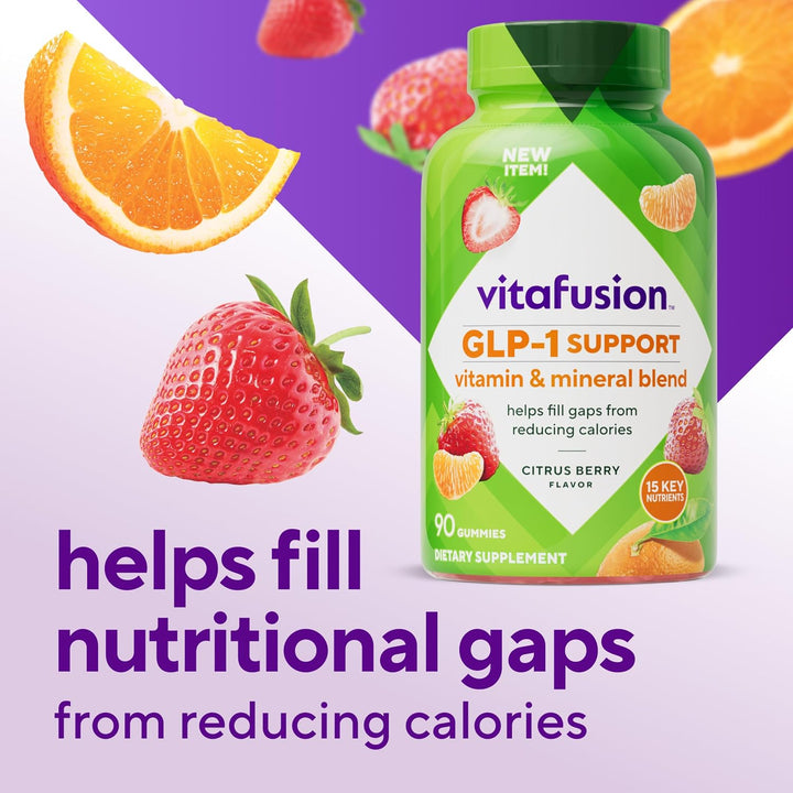 vitafusion GLP-1 Support Multivitamínico, mezcla de vitaminas y min...