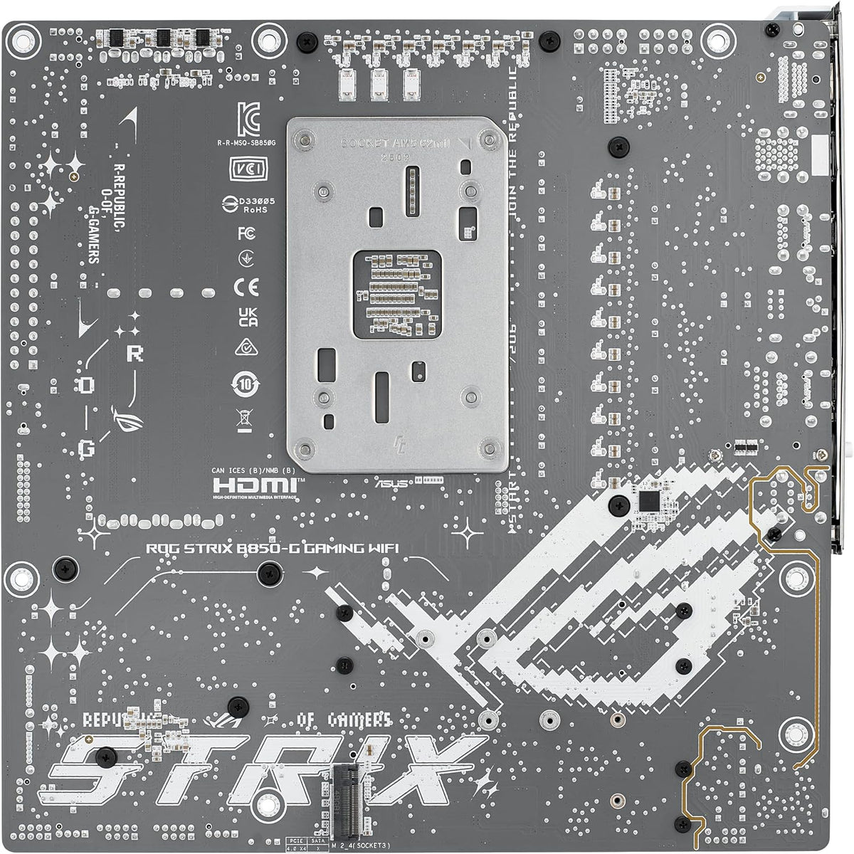 ASUS ROG Strix B850-G Gaming WiFi AMD AM5 B850 mATX Placa base, Adv...