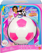 Barbie Muñeca y accesorios para jugador de fútbol Team Roll and Reveal