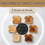 Elite Gourmet Tostadora de ranura larga de 4 rebanadas, ranuras extra