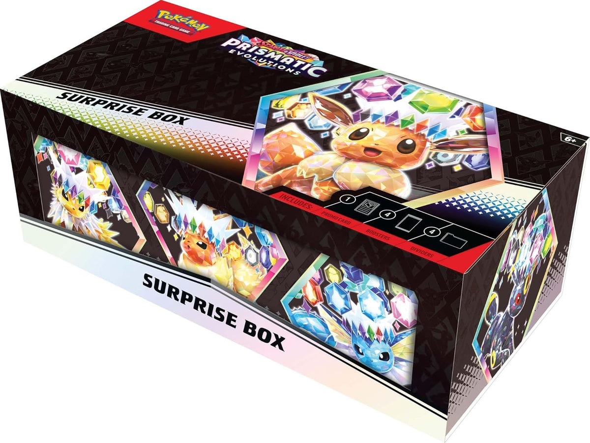 Pokemon TCG Scarlet &amp; Violet 8.5 Evoluciones prismáticas Caja s...