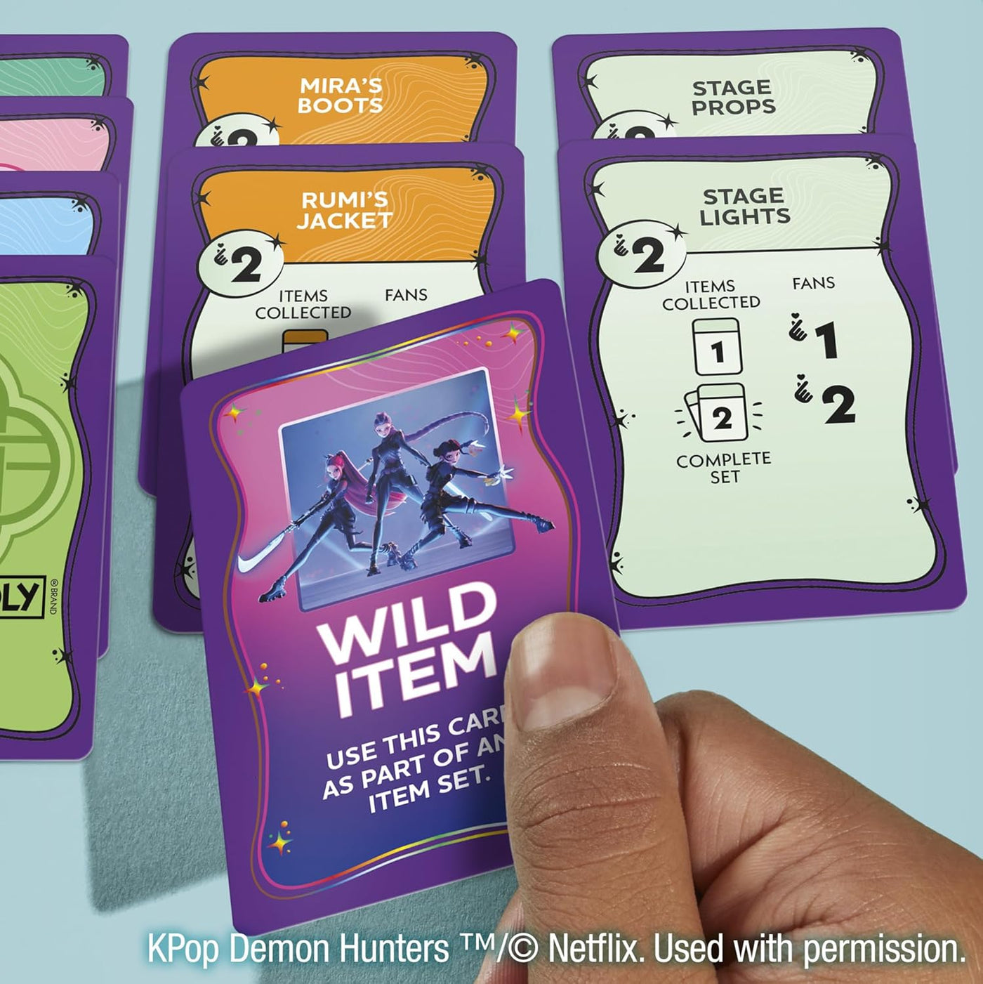 Monopoly Oferta Juego de cartas Kpop Demon Hunters Juegos