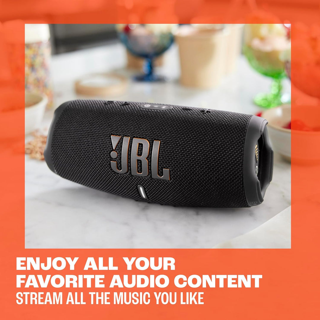 JBL Charge 5 Wi-Fi - Altavoz portátil Wi-Fi y Bluetooth - Negro