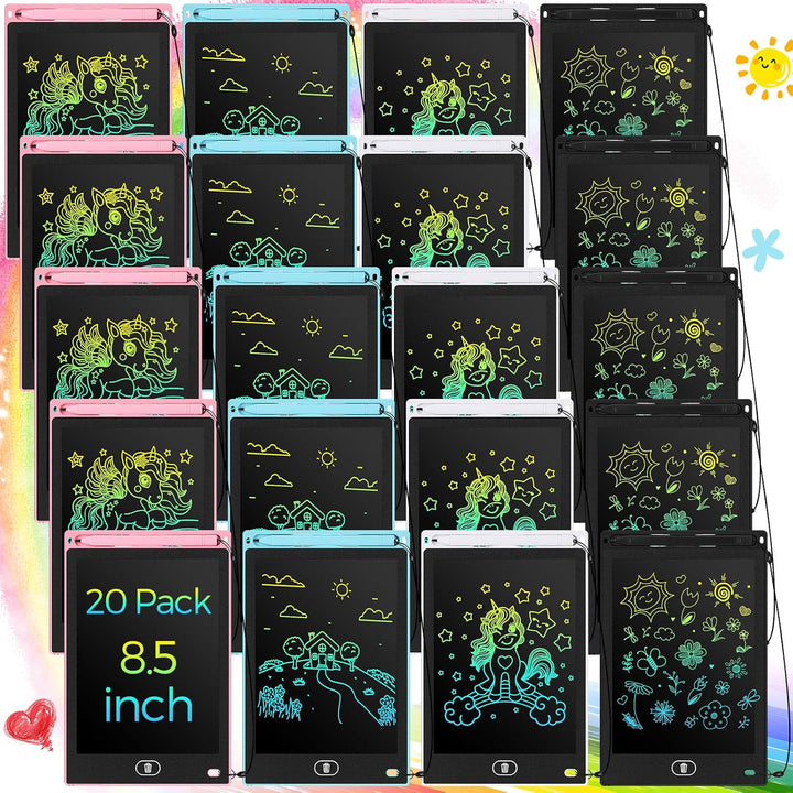 Zhehao Paquete de 20 tabletas de escritura LCD para niños: tableros...