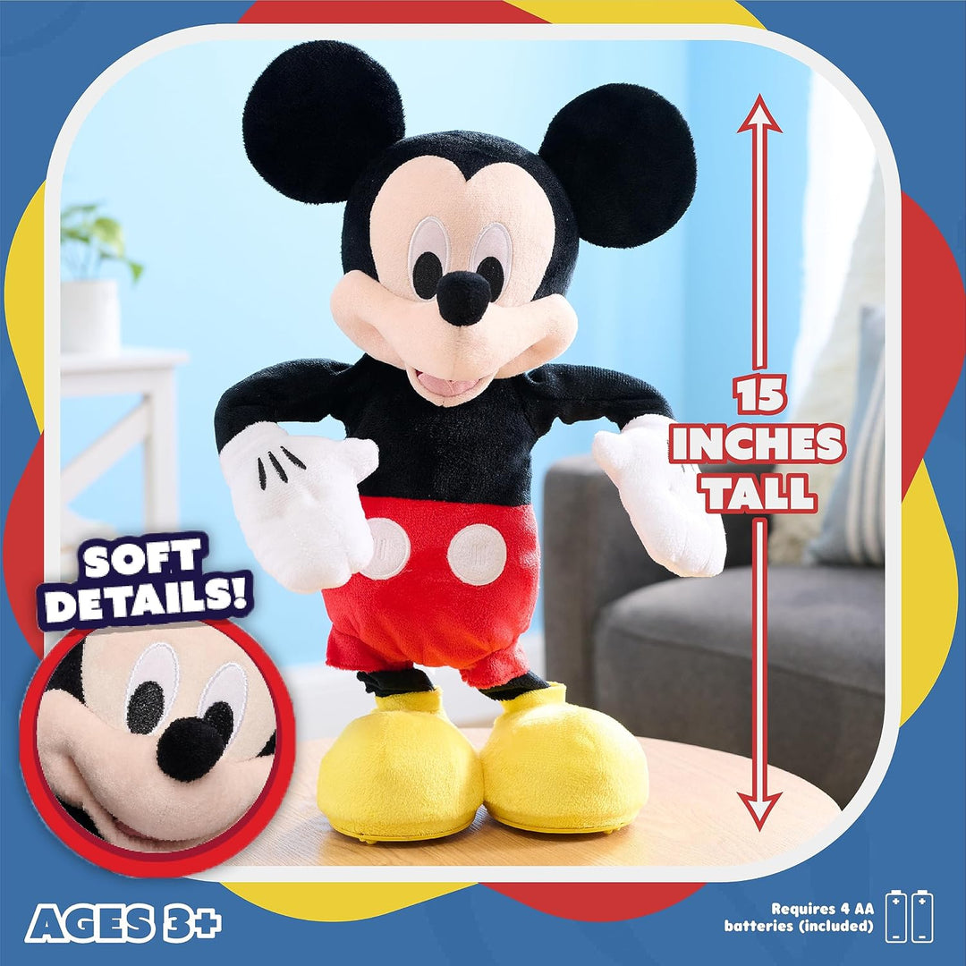 Disney Junior Mickey Mouse Hot Diggity Dance Mickey, muñeco de pelu...