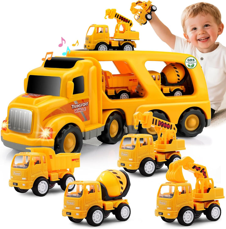 Nicmore Camión de Construcción para Niños Pequeños: Juguetes para N...