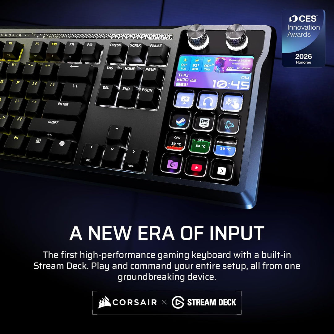 Corsair Galleon 100 SD RGB Teclado mecánico para juegos con cable -...