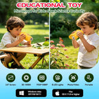 Microscopio de mano digital 1000X con pantalla IPS de 2.0 pulgadas, juguete de ciencia STEM de bolsillo recargable, regalo educativo para niñas, niños, estudiantes de 3 a 12 años