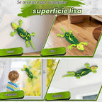 Rcfunkid RC Wall Crawler Gecko Escalada Gecko Juguete 360° Giratorio
