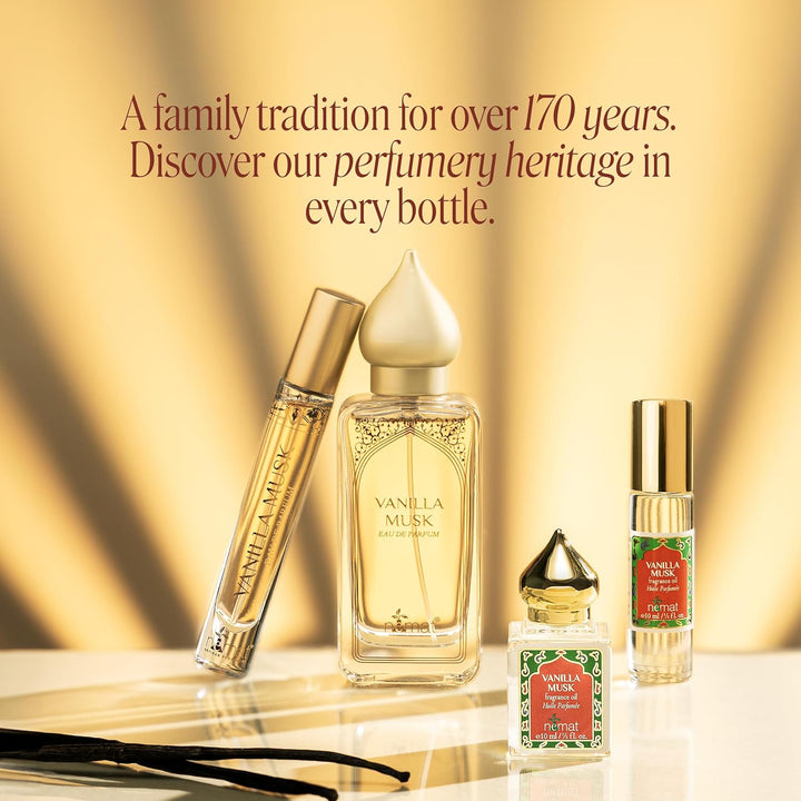 Aceite de Perfume de Vainilla y Almizcle Roll-On - Aceite de Fragan...