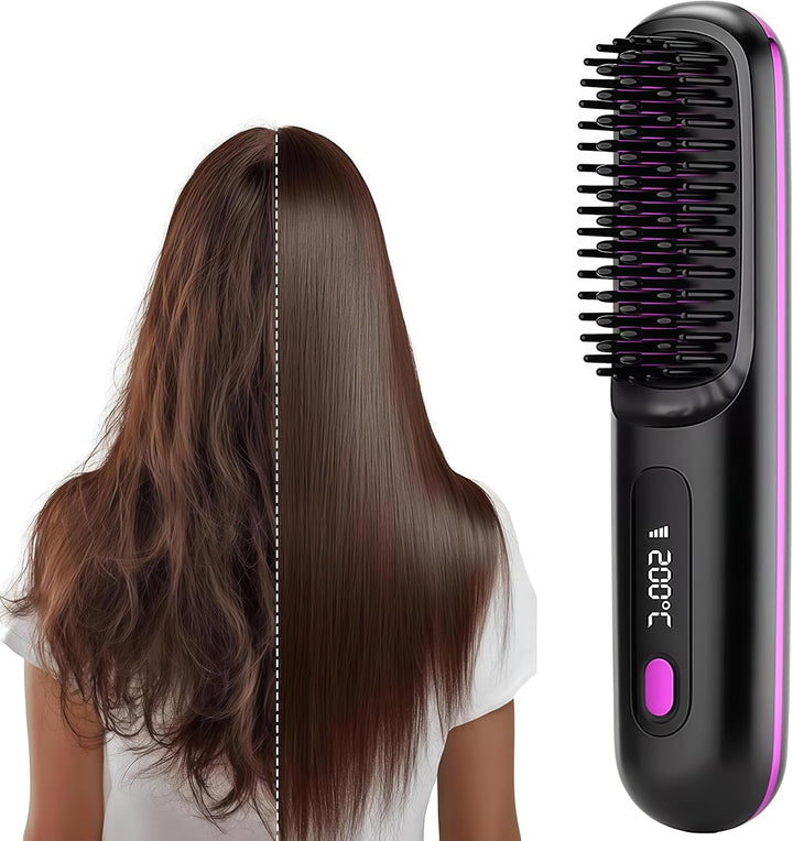 Go Brush 2026 actualizado - Pro para cabello corto - Cepillo alisad...