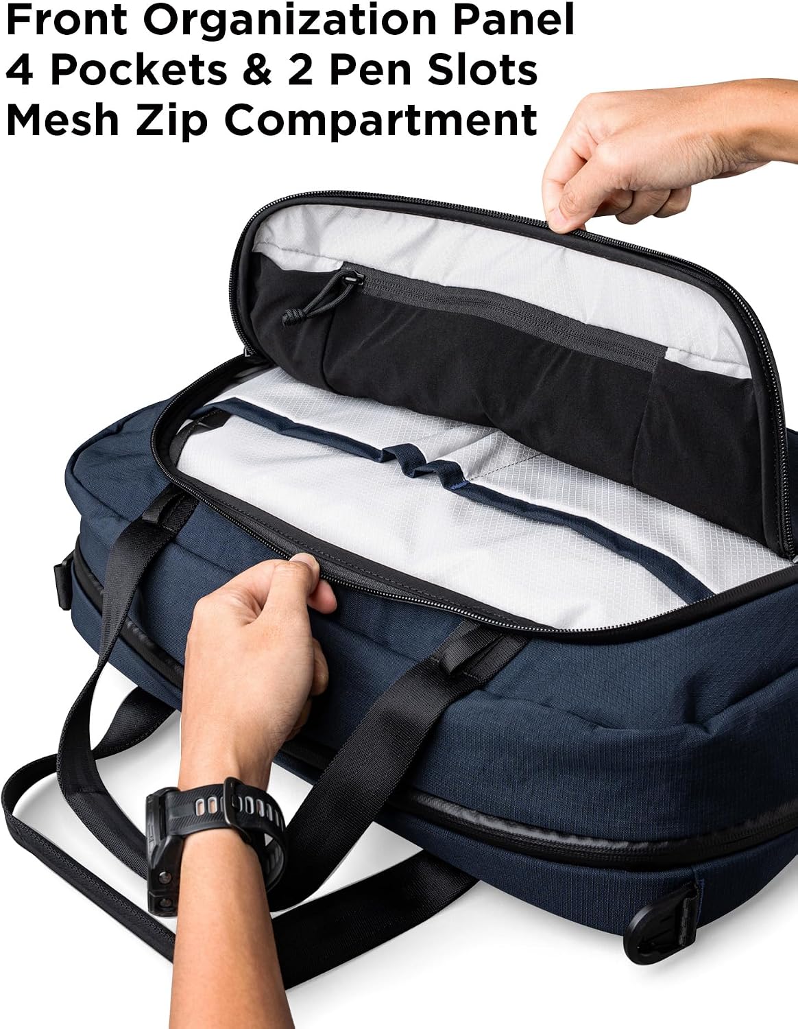 ALPAKA Bravo Brief - Portafolio para laptop de 16 pulgadas, bolsa de hombro de negocios con protección contra la intemperie, bolsa de mensajero para hombres para trabajo y viajes