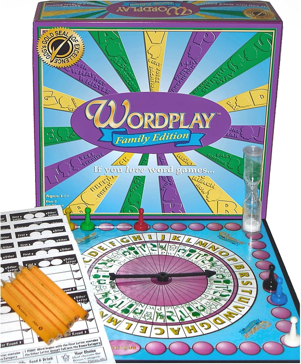 Juego de palabras: el mejor juego de mesa de desafío de palabras de ritmo rápido para familiares y amigos - Diversión nocturna de juegos para adultos y familiares