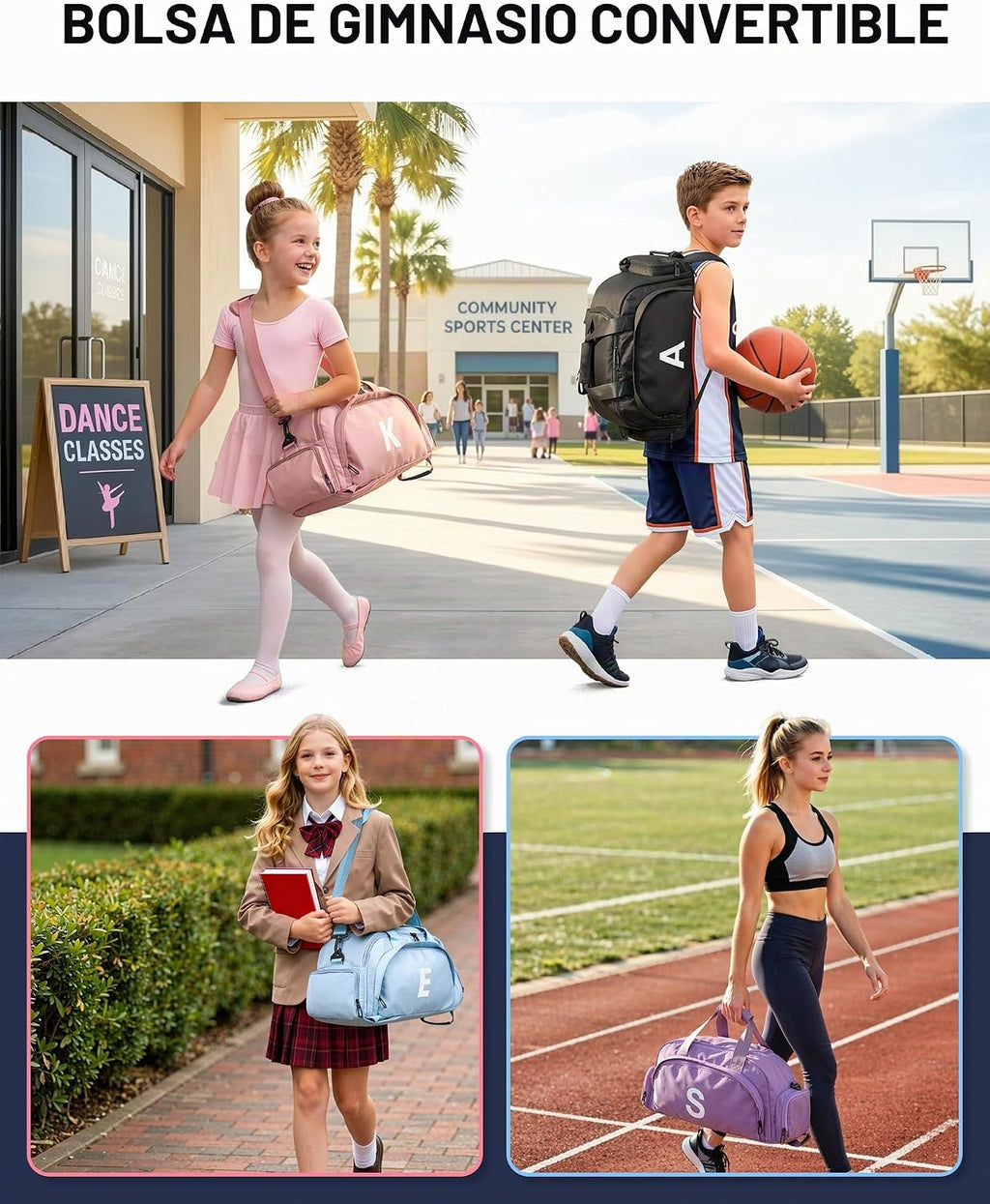 Regalo de cumpleaños para niñas adolescentes, bolsa de gimnasio
