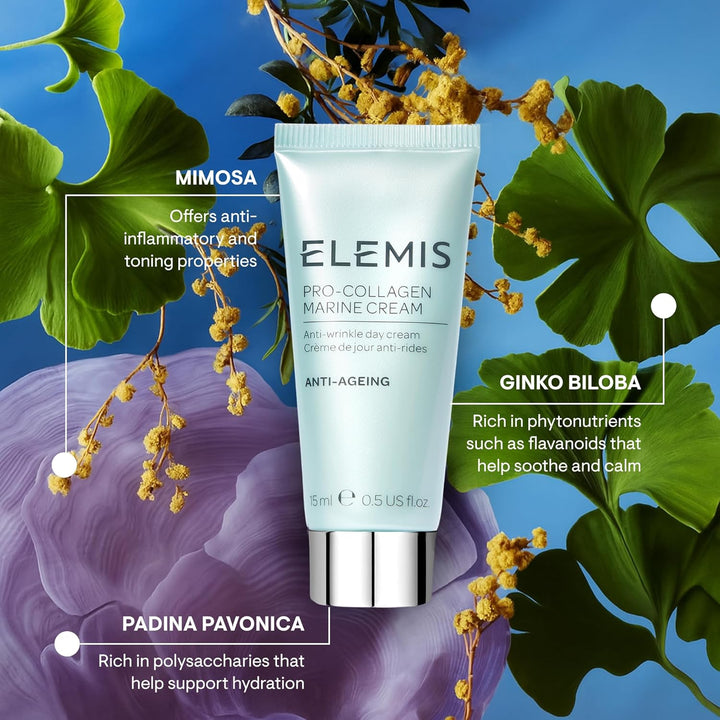 Crema ELEMIS Pro-colágeno marino, hidratante facial diario ligero a...