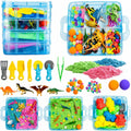 Cubo sensorial sensorial Dino & Ocean con arena de juego