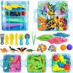 Cubo sensorial sensorial Dino & Ocean con arena de juego