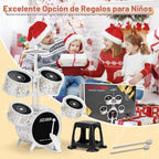 Juego de batería para niños pequeños de 2 a 4 años, instrumento musical de