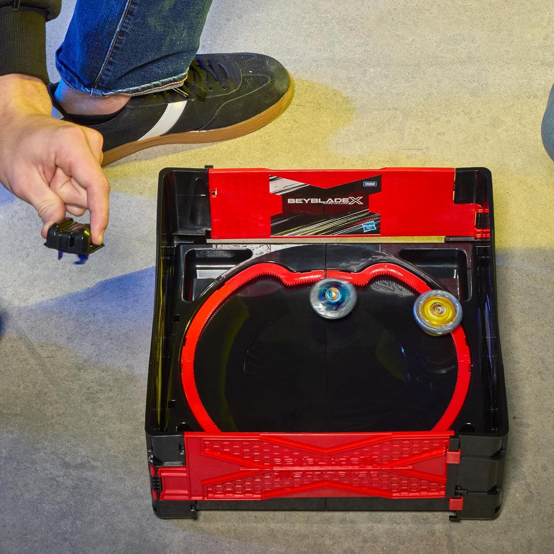 Beyblade X Clash Carry Beystadium Battle Arena - Juguetes